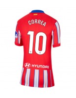 Atletico Madrid Angel Correa #10 Domácí Dres pro Dámské 2024-25 Krátký Rukáv